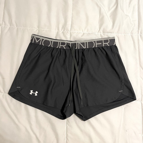 Charcoal Gray Under Armour Workout Shorts - Picture 1 of 7